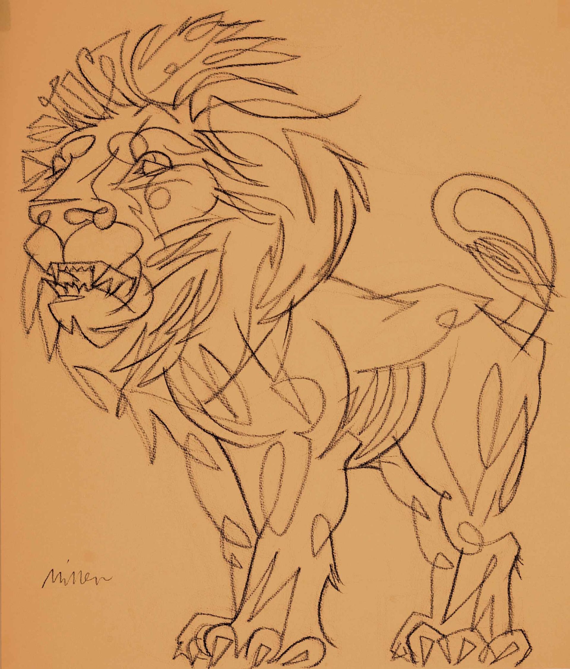 “Columbia Lion (after G. Wyatt)” (2004) - sold