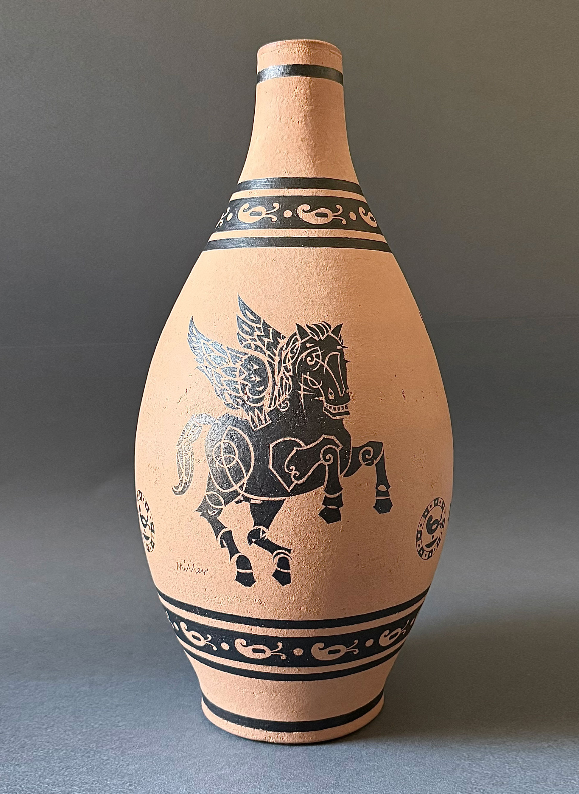 Vase (“Pegasus”) 14 inches high